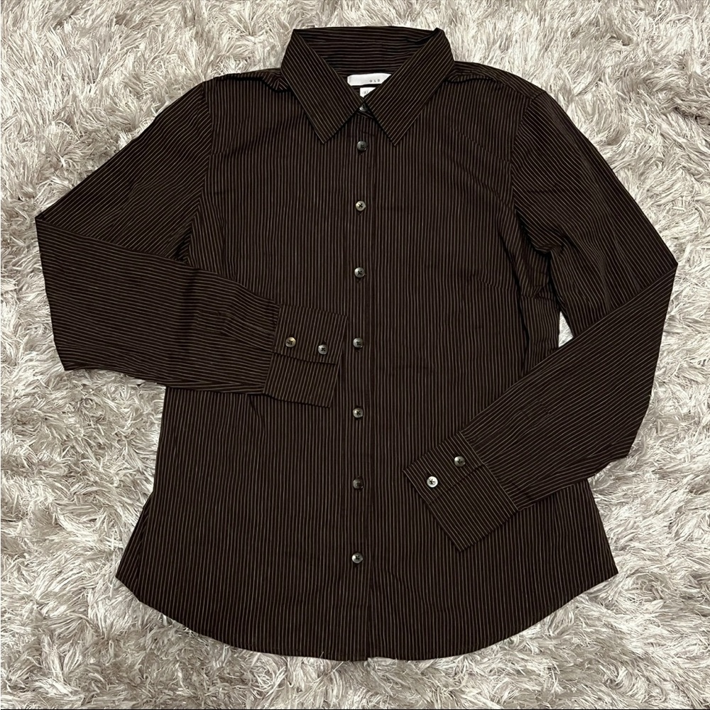 Old Navy Brown Casual Button Down Shirt M